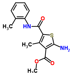 2-AMINO-4-METHYL-5-O-TOLYLCARBAMOYL-THIOPHENE-3-CARBOXYLIC ACID METHYL ESTER图片