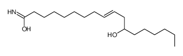 [R-(Z)]-12-hydroxy-9-octadecenamide结构式