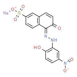 sodium 6-hydroxy-5-[(2-hydroxy-5-nitrophenyl)azo]naphthalene-2-sulphonate picture