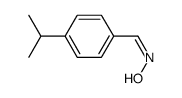 Benzaldehyde, 4-(1-methylethyl)-, oxime, (Z)- (9CI) Structure