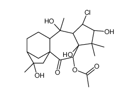 17,20alpha,21-trihydroxypregna-1,4-diene-3,11-dione 20-acetate结构式