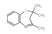 3,3,5-trimethyl-2-thia-6-azabicyclo[5.4.0]undeca-5,7,9,11-tetraene结构式