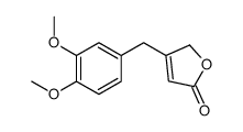 3-[(3,4-dimethoxyphenyl)methyl]-2H-furan-5-one Structure