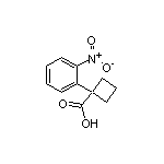 1-(2-Nitrophenyl)cyclobutanecarboxylic Acid Structure