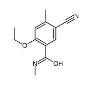 5-cyano-2-ethoxy-N,4-dimethylbenzamide Structure