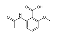 2-acetylamino-6-methoxy-benzoic acid Structure