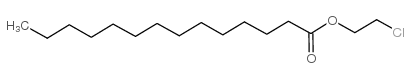 Tetradecanoic acid,2-chloroethyl ester Structure