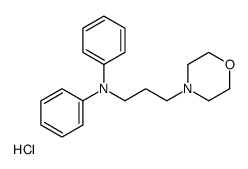 N-(3-morpholin-4-ylpropyl)-N-phenylaniline,hydrochloride结构式