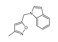 5-[(1-Indolyl)Methyl]-3-Methylisoxazole structure