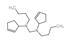 Methanediamine,N,N'-dibutyl-N,N'-di-2-cyclopenten-1-yl-结构式