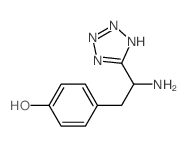 Phenol,4-[2-amino-2-(2H-tetrazol-5-yl)ethyl]- structure