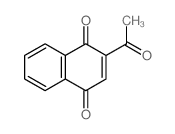 2-Acetyl-1,4-naphthoquinone structure