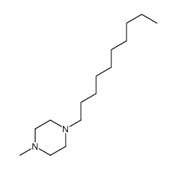 1-decyl-4-methylpiperazine Structure