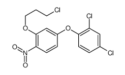 2-(3-chloropropoxy)-4-(2,4-dichlorophenoxy)-1-nitrobenzene结构式