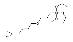 triethoxy-[3-[2-(oxiran-2-ylmethoxy)ethoxy]propyl]silane结构式