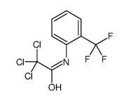 2,2,2-trichloro-N-[2-(trifluoromethyl)phenyl]acetamide Structure