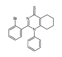 2-(2-bromophenyl)-1-phenyl-5,6,7,8-tetrahydroquinazoline-4-thione Structure