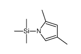 (2,4-dimethylpyrrol-1-yl)-trimethylsilane结构式