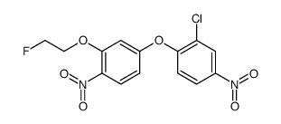 2-chloro-1-[3-(2-fluoroethoxy)-4-nitrophenoxy]-4-nitrobenzene Structure