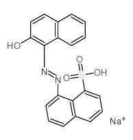 8-[(2E)-2-(2-oxonaphthalen-1-ylidene)hydrazinyl]naphthalene-1-sulfonic acid picture