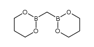 bis(1,3,2-dioxaborin-2-yl)methane Structure