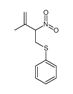 (3-methyl-2-nitrobut-3-enyl)sulfanylbenzene Structure