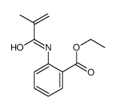 ethyl 2-(2-methylprop-2-enoylamino)benzoate结构式