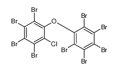 1,2,3,4,5-pentabromo-6-(2,3,4,5-tetrabromo-6-chlorophenoxy)benzene Structure