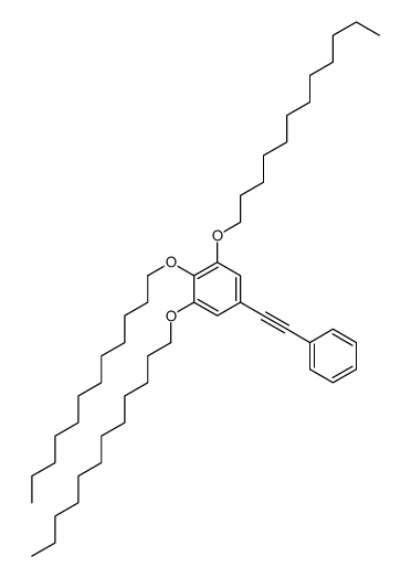 1,2,3-tridodecoxy-5-(2-phenylethynyl)benzene结构式