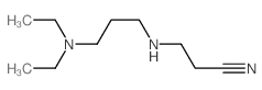 Propanenitrile,3-[[3-(diethylamino)propyl]amino]- structure