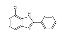 4-chloro-2-phenyl-1H-benzimidazole结构式