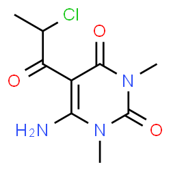 6-AMINO-5-(2-CHLOROPROPANOYL)-1,3-DIMETHYLPYRIMIDINE-2,4(1H,3H)-DIONE图片