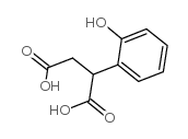 Butanedioic acid, 2-(2-hydroxyphenyl)-结构式