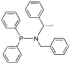 [[(S)-1-Phenylethyl](phenylmethyl)amino]diphenylphosphine Structure