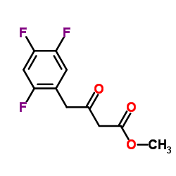 Methyl 3-oxo-4-(2,4,5-trifluorophenyl)butanoate Structure