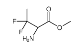 Butanoic acid, 2-amino-3,3-difluoro-, methyl ester, (S)- (9CI)结构式