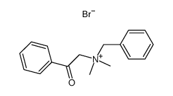 benzyldimethyl(phenacyl)ammonium bromide Structure