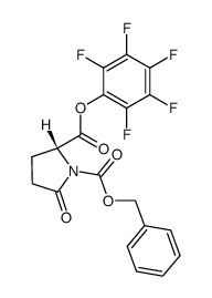 Z-D-pGlu-OPfp Structure