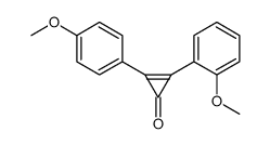 2-(2-methoxyphenyl)-3-(4-methoxyphenyl)cycloprop-2-en-1-one Structure