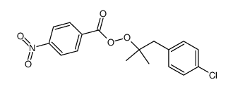 1-p-Chlorbenzyl-1-methylethyl-p-nitroperbenzoat结构式