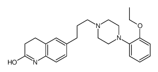 2(1H)-Quinolinone, 3,4-dihydro-6-(3-(4-(2-ethoxyphenyl)-1-piperazinyl) propyl)-结构式