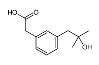 2-[3-(2-hydroxy-2-methylpropyl)phenyl]acetic acid Structure