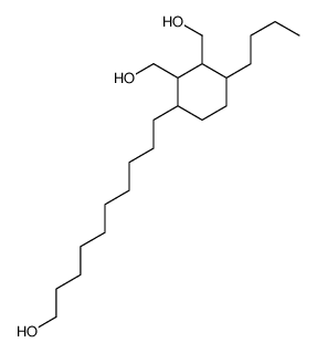 10-[4-butyl-2,3-bis(hydroxymethyl)cyclohexyl]decan-1-ol Structure