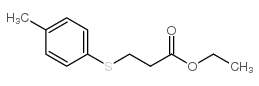 3-P-TOLYLSULFANYL-PROPIONIC ACID ETHYL ESTER Structure