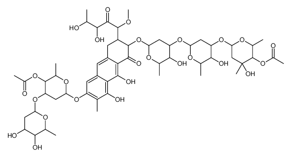 demethylchromomycin A3 Structure