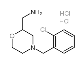 C-[4-(3-CHLORO-BENZYL)-MORPHOLIN-2-YL]-METHYLAMINE DIHYDROCHLORIDE structure