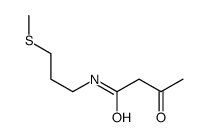 N-(3-methylsulfanylpropyl)-3-oxobutanamide结构式