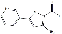 methyl 3-amino-5-(pyridin-3-yl)thiophene-2-carboxylate Structure