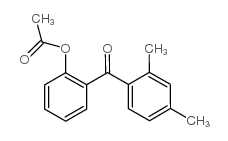 2-ACETOXY-2',4'-METHYLBENZOPHENONE结构式