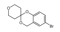 6-溴-2,3,5,6-四氢-4H-螺[苯并[d][1,3]二噁英e-2,4-吡喃]结构式